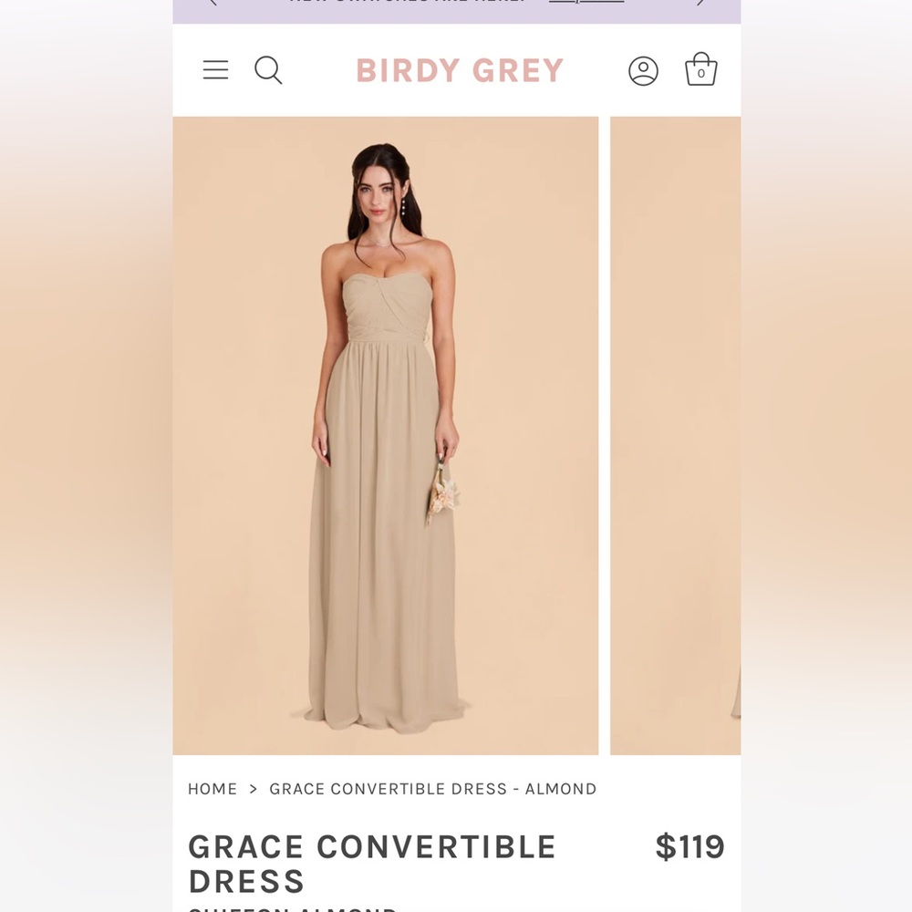 Birdy Grey Almond Bridesmaid Dress